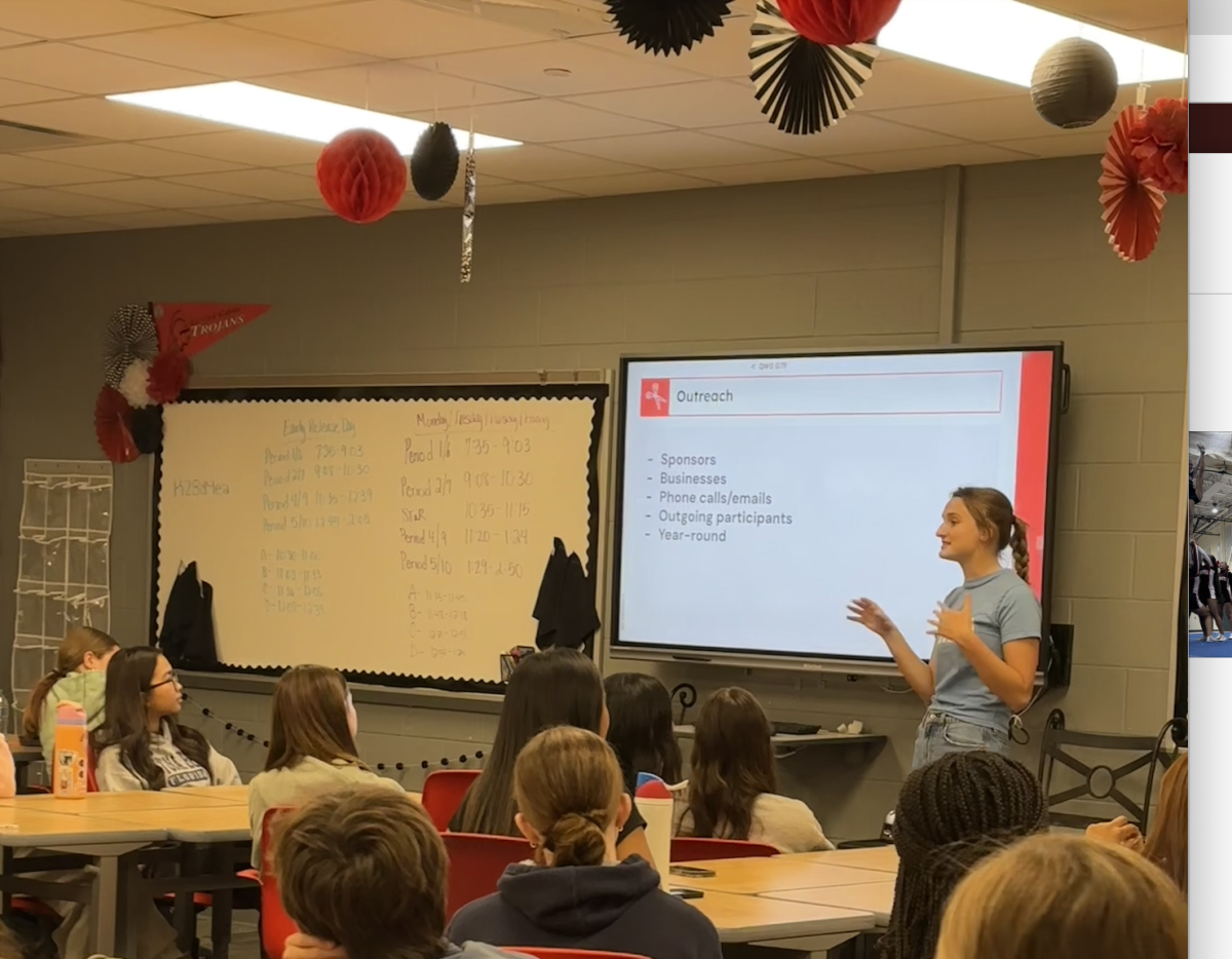 During Riley Club's call out meeting during STaR, senior Audrey Booher presented the club's mission and ways to become involved. “The Riley Club mission is primarily to raise money for Riley Children’s Hospital,” Booher said. “The best way for people to get involved would be to join our club. We have a lot of moving parts that we break down into sections so everyone has a role.”